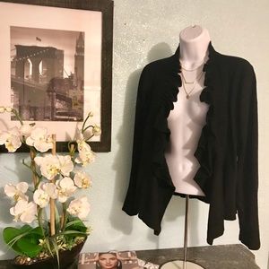 Saks 5th Ave Cardigan Black Sweater